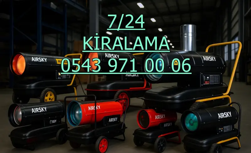 Ankara ve Çankaya Kiralık Mazotlu Isıtıcı Elektrikli Isımak