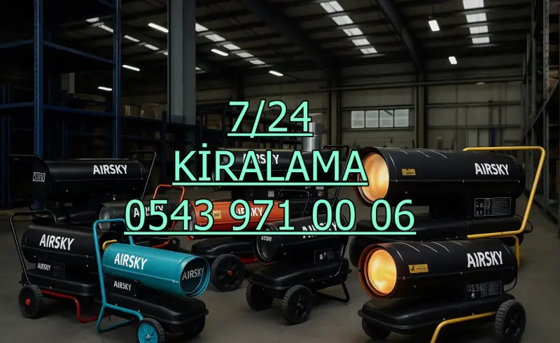 Esenyurt ve Küçükçekmece Kiralık Mazotlu Isıtıcı Elektrikli Isımak