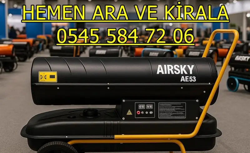 Eskişehir ve Tepebaşı Kiralık Mazotlu Isıtıcı Elektrikli Isımak