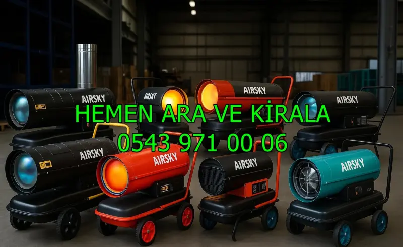 Maltepe ve Kadıköy Kiralık Mazotlu Isıtıcı Elektrikli Isımak